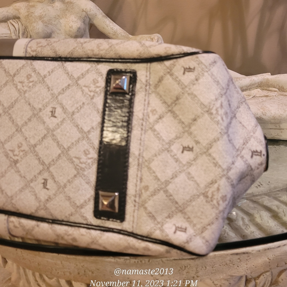 L.A.M.B. by Gwen Stefani Shadow Esquivel Satchel Luxury Designer Handbag #626 - Picture 9 of 17